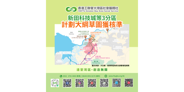 新田科技城等3分區 計劃大綱草圖獲核準