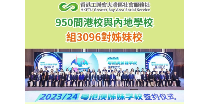 950間港校與內地學校組3096對姊妹校