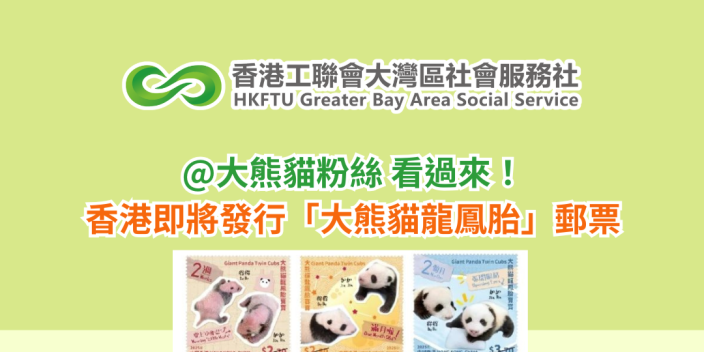 @大熊貓粉絲 看過來！香港即將發行「大熊貓龍鳳胎」郵票